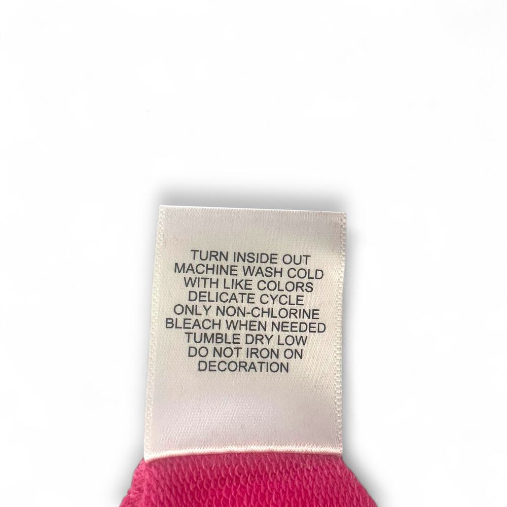 Juicy Couture Women's Baby French Terry Lounge T-Shirt Dress 1X Magenta Pink - Picture 10 of 11